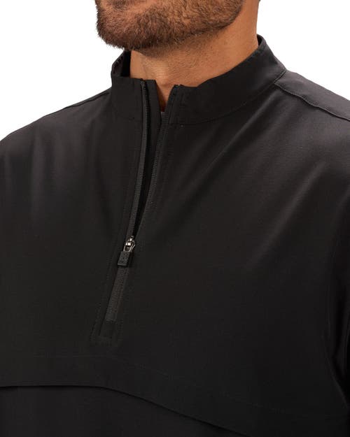 Black Clover Player Quarter Zip In Black