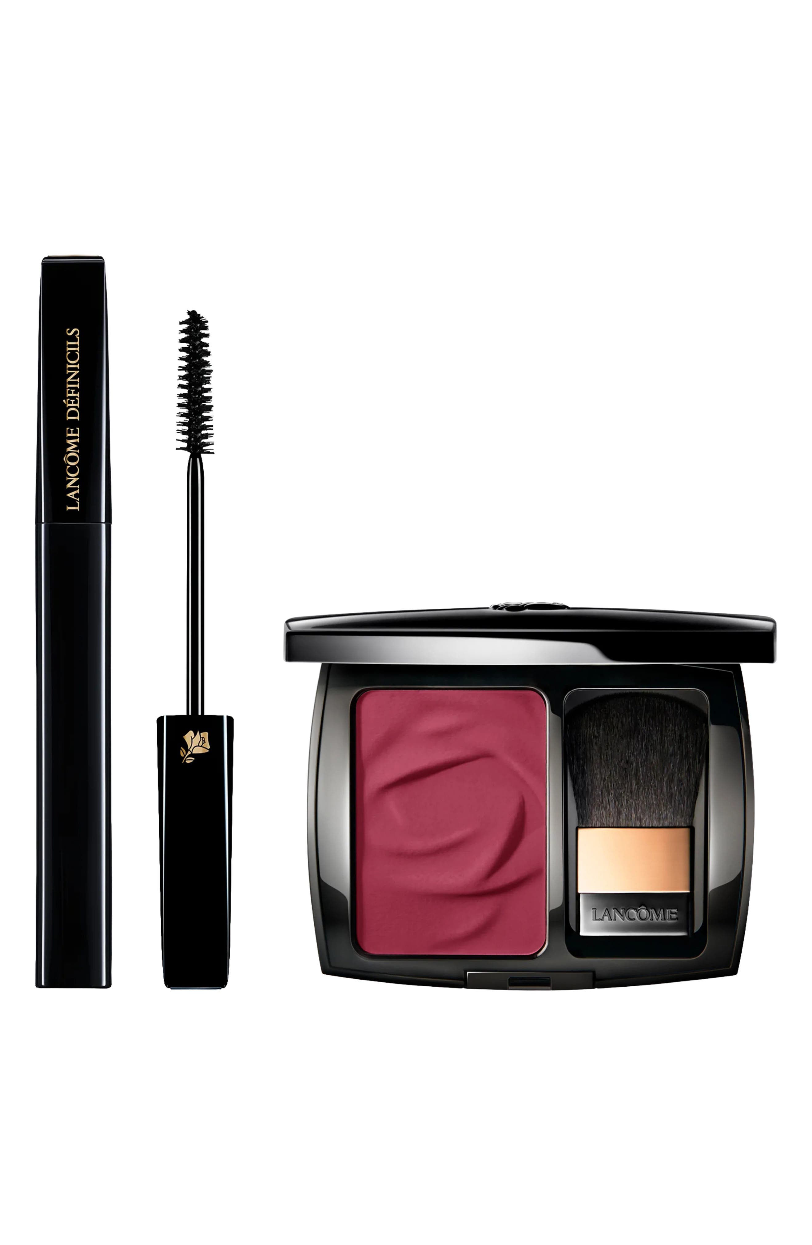 Lancôme Définicils Mascara & Blush Subtil Powder Blush Berry Bisou Set $68 Value