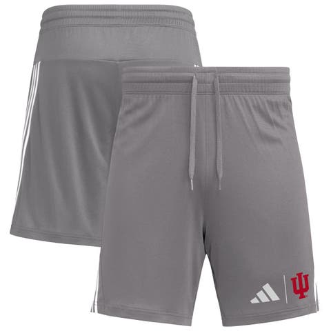 Men's adidas Gray Indiana Hoosiers AEROREADY 7" Shorts