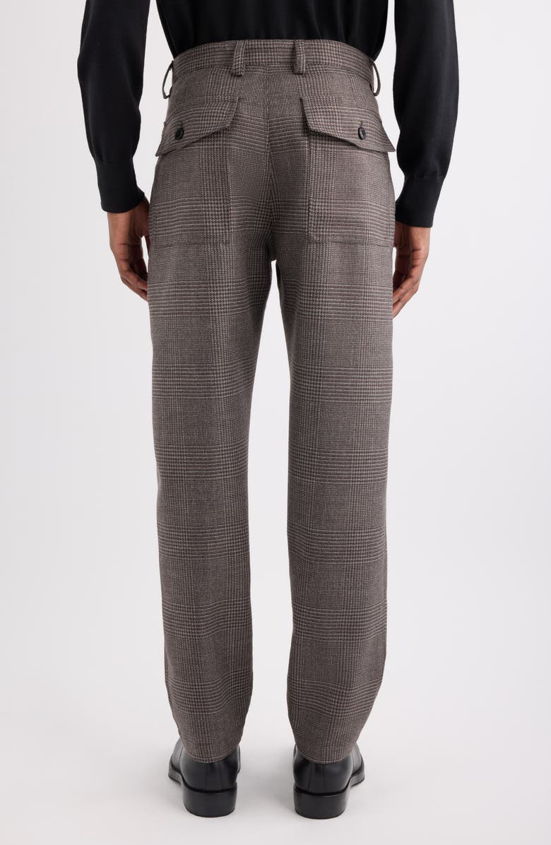 Dries Van Noten Penwick Wool Pants, Alternate, color, Brown