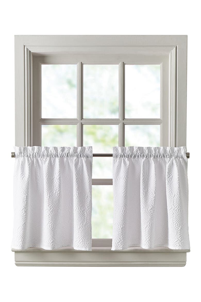 Chrysanthemum Set of 2 Floral Tier Curtains video