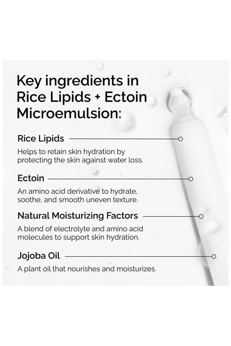 Rice Lipids + Ectoin Microemulsion, Alternate, color, NO COLOR