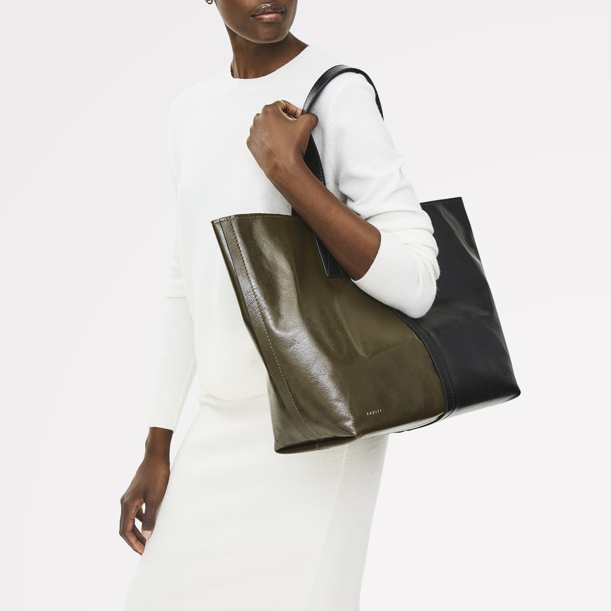 Radley Broadway Market Large Open Top Tote Bag, Alternate, color, Pine Needle