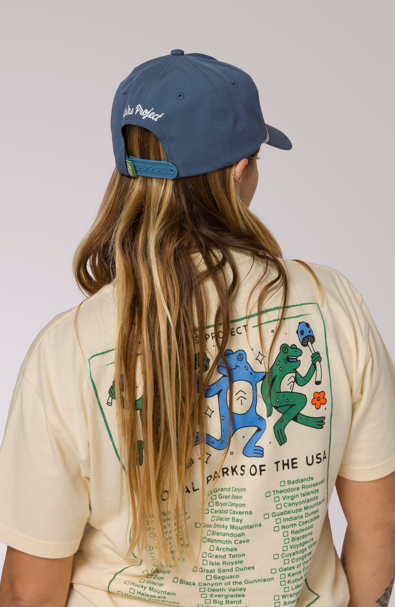 Parks Project NYC Escape Throwback Hat, Alternate, color, Blue