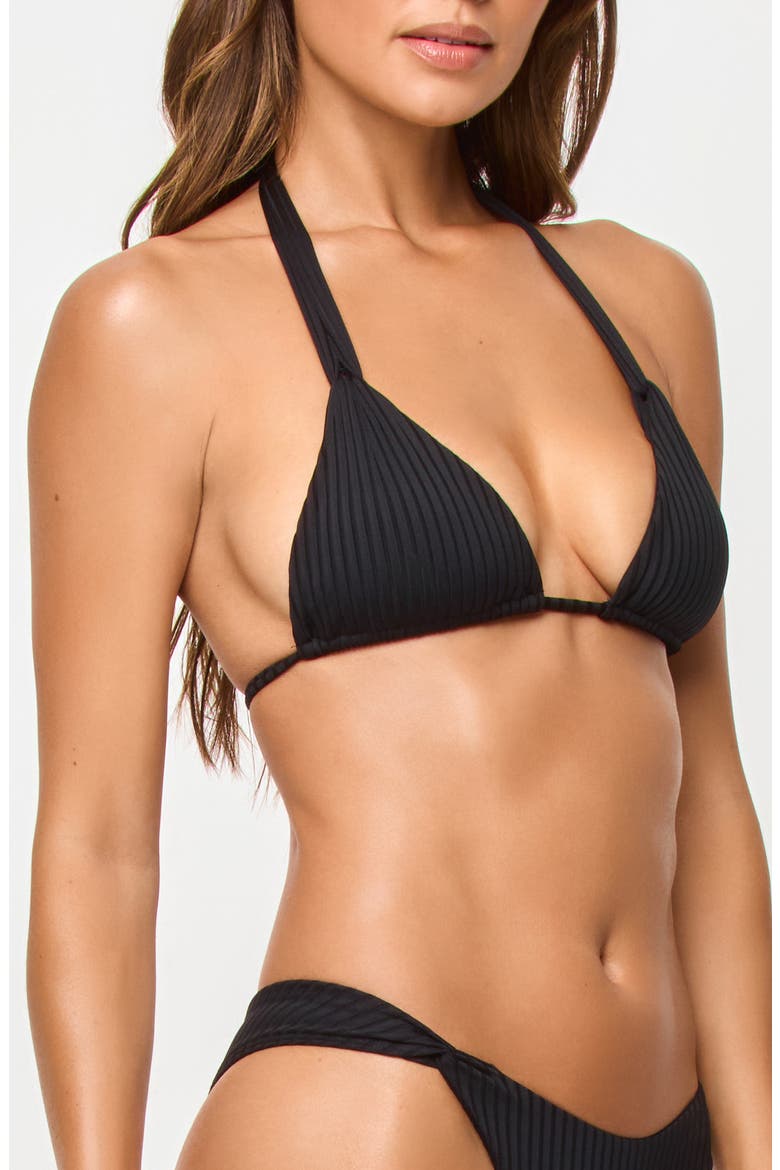 Kami Bikini Top, Alternate, color, BLACK