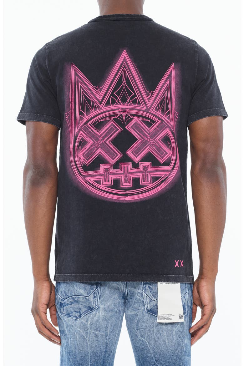 Shimuchan Cotton Graphic T-Shirt, Alternate, color, STEEL