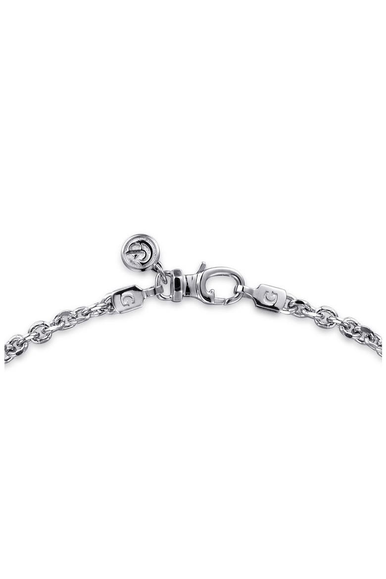 Men's Sterling Silver Cable Chain Necklace, Alternate, color, STERLING SILVER