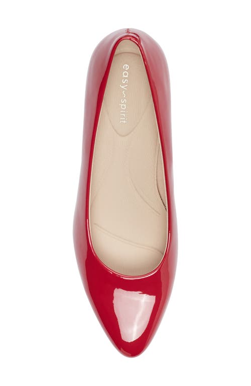 Easy Spirit Nicole Almond Toe Pump In Red
