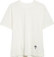 Bottega Veneta Embroidered Mushroom Pima Cotton Jersey T-Shirt