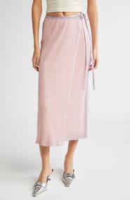 DIESEL® Ombré Rib Knit Wrap Skirt