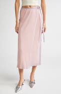 DIESEL® Ombré Rib Knit Wrap Skirt