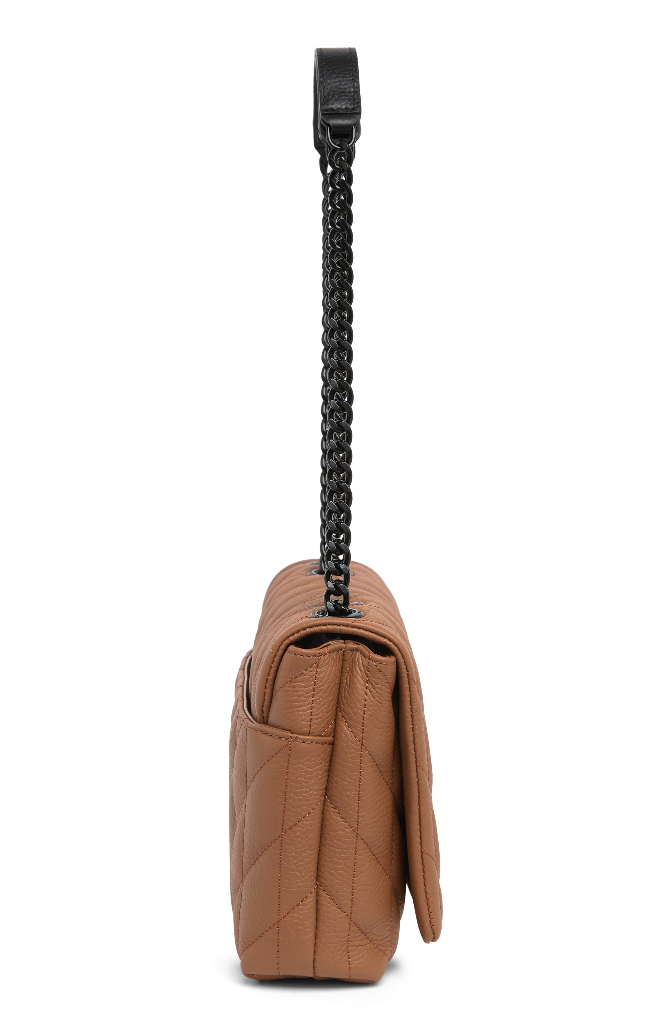 KARL LAGERFELD PARIS Lafayette Quilted Mid Shoulder Bag, Alternate, color, 