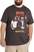 True Nation by DXL Big & Tall ACDC Highway Graphic Tee