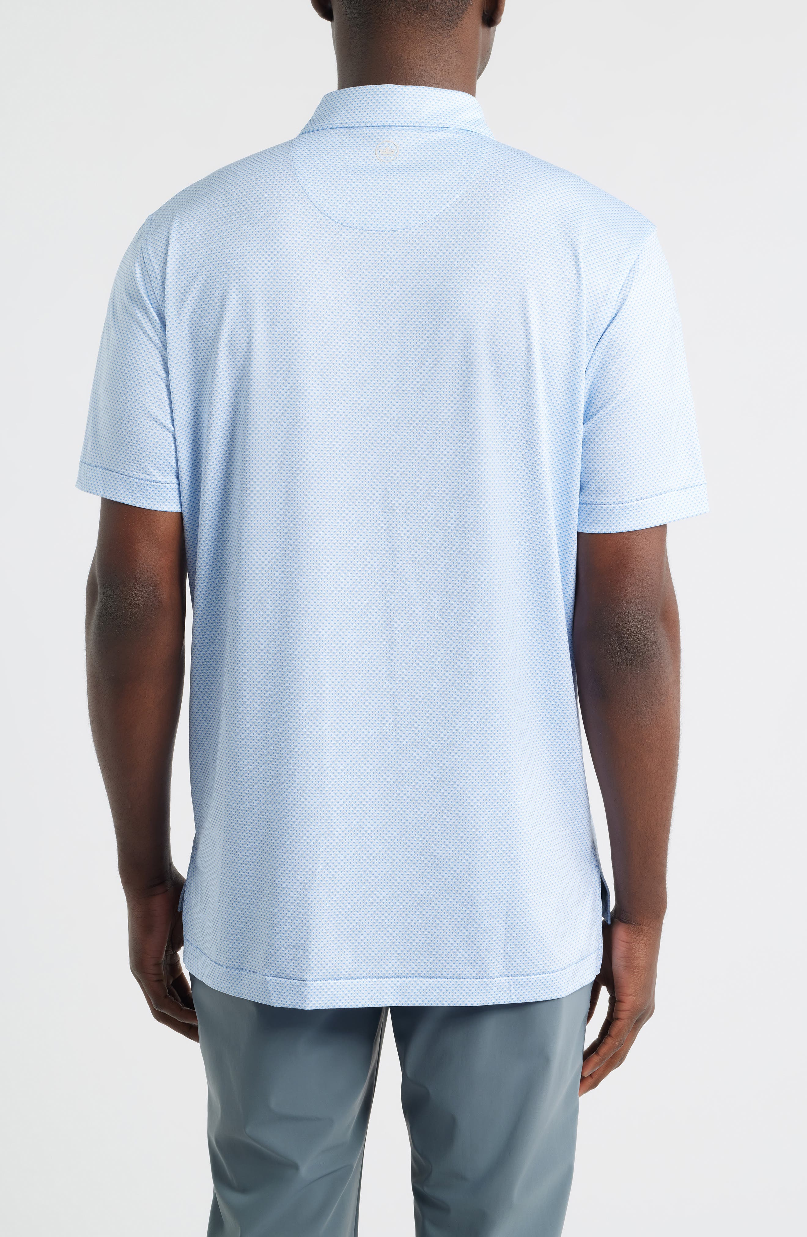 Medina Microprint Performance Jersey Polo - image 2