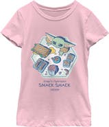 Star Wars: The Mandalorian and Grogu Girls Star Wars The Mandalorian and Grogu The Child Hyperspace Snack Shack T Shirt