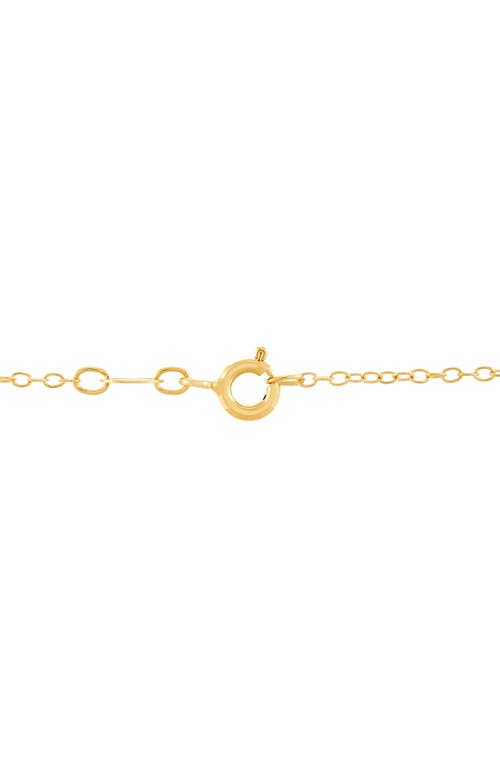 Frankie & Zoe 10k Yellow Gold Graduated Diamond Pendant Necklace In Gold