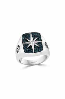 EFFY Sterling Silver London Blue Topaz Starburst Ring