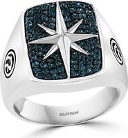 EFFY Sterling Silver London Blue Topaz Starburst Ring