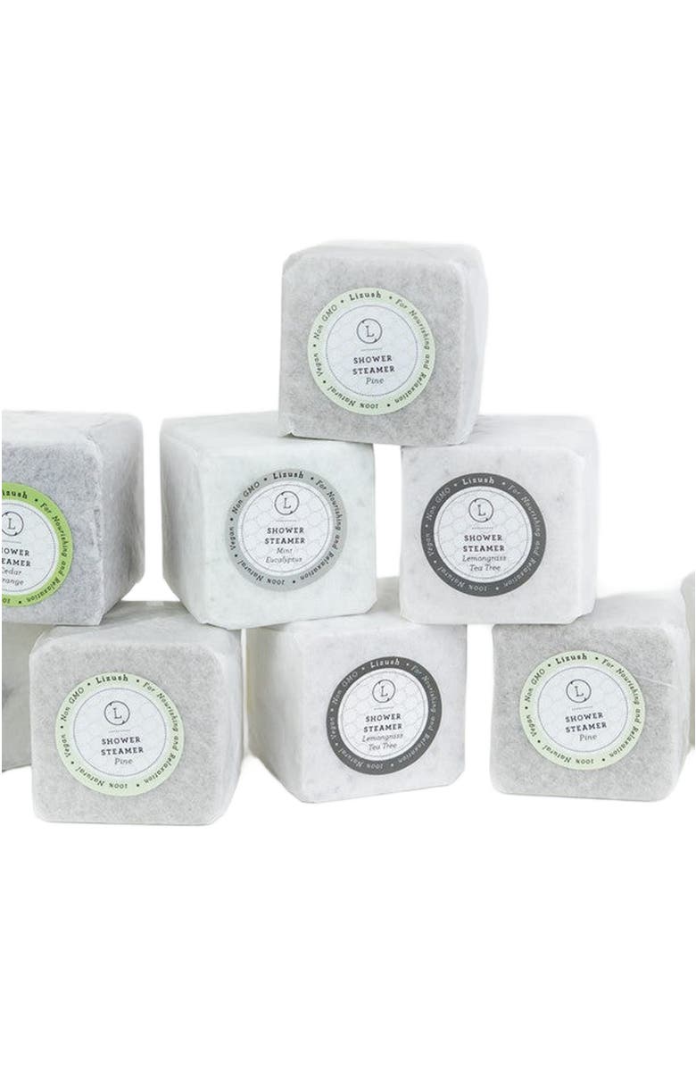 Lizush Earthy Shower Steamer Gift Box, Set of 12, Alternate, color, Earthy Tones