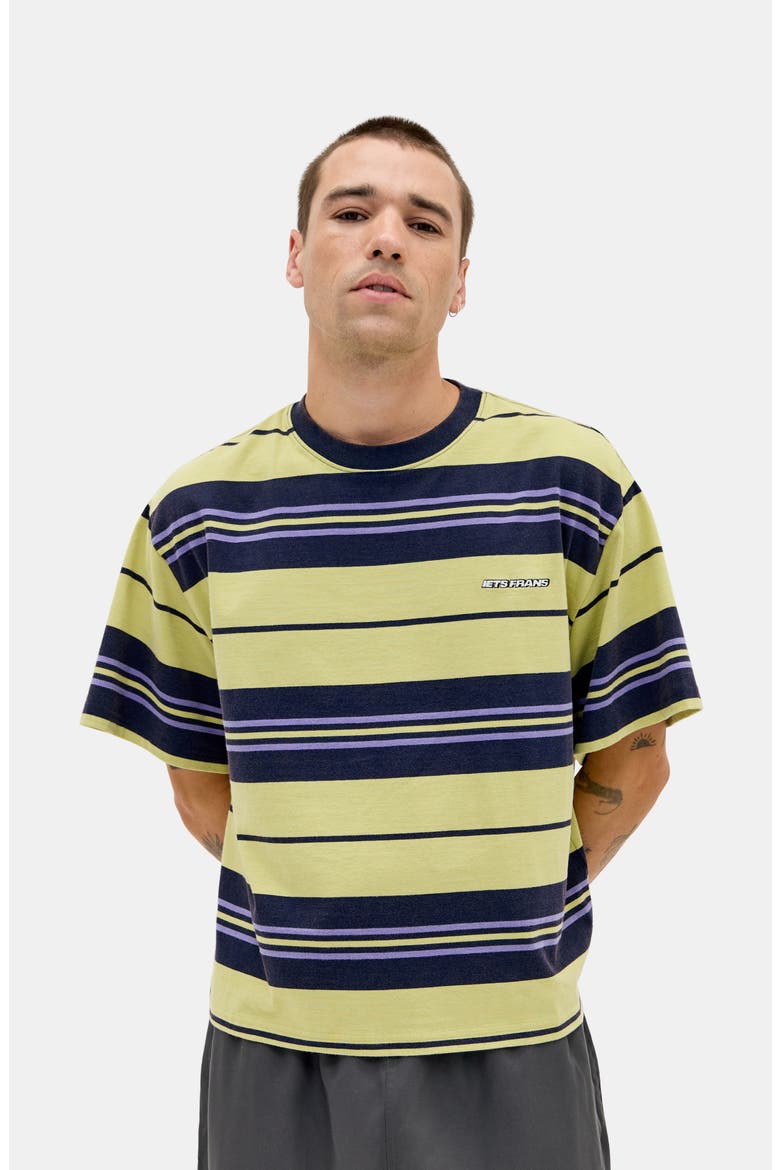 Striped T-Shirt, Alternate, color, GREEN