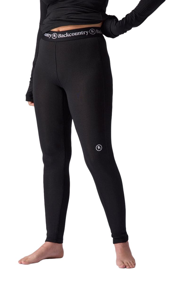 Backcountry Pines Microgrid Ultra-Lt Baselayer Bottom - Women's, Main, color, Black