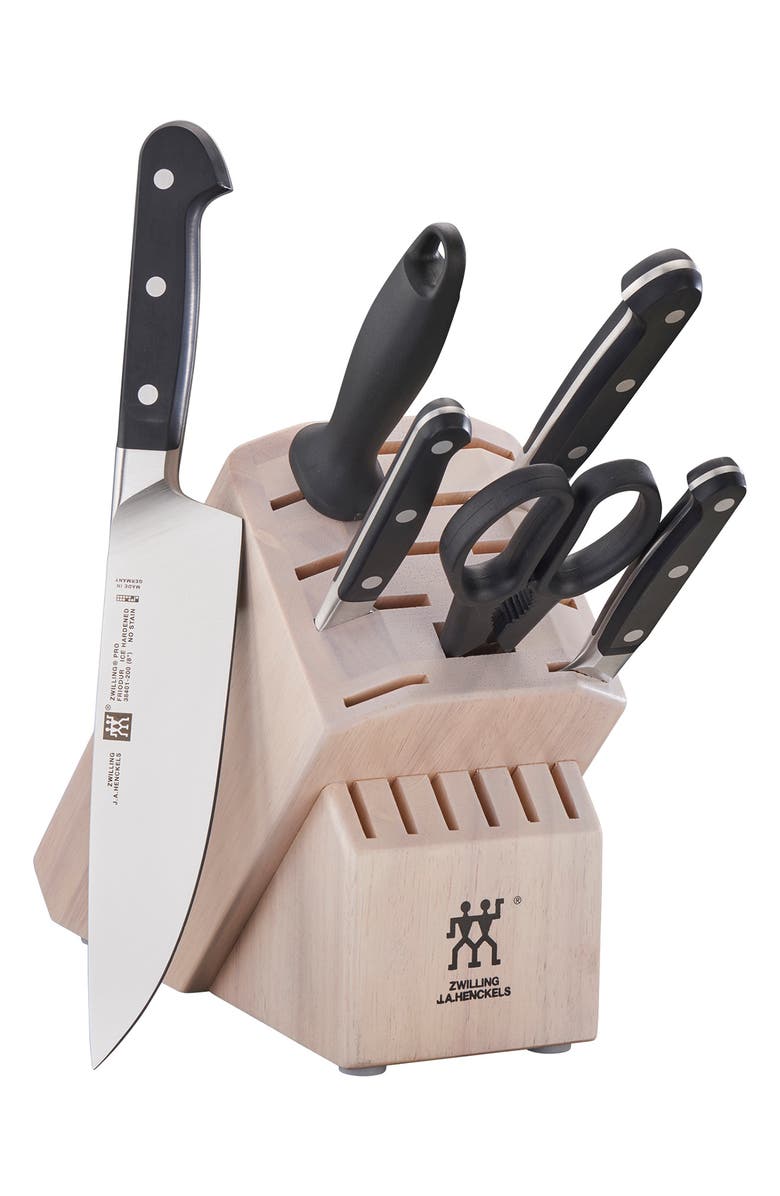 ZWILLING Pro Knife Block 7-Piece Set - White, Main, color, 