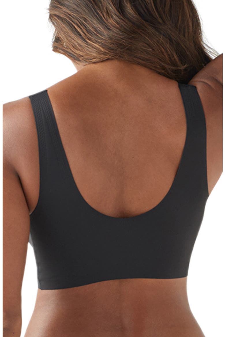 True Body Boost V-Neck Bra, Alternate, color, BLACK