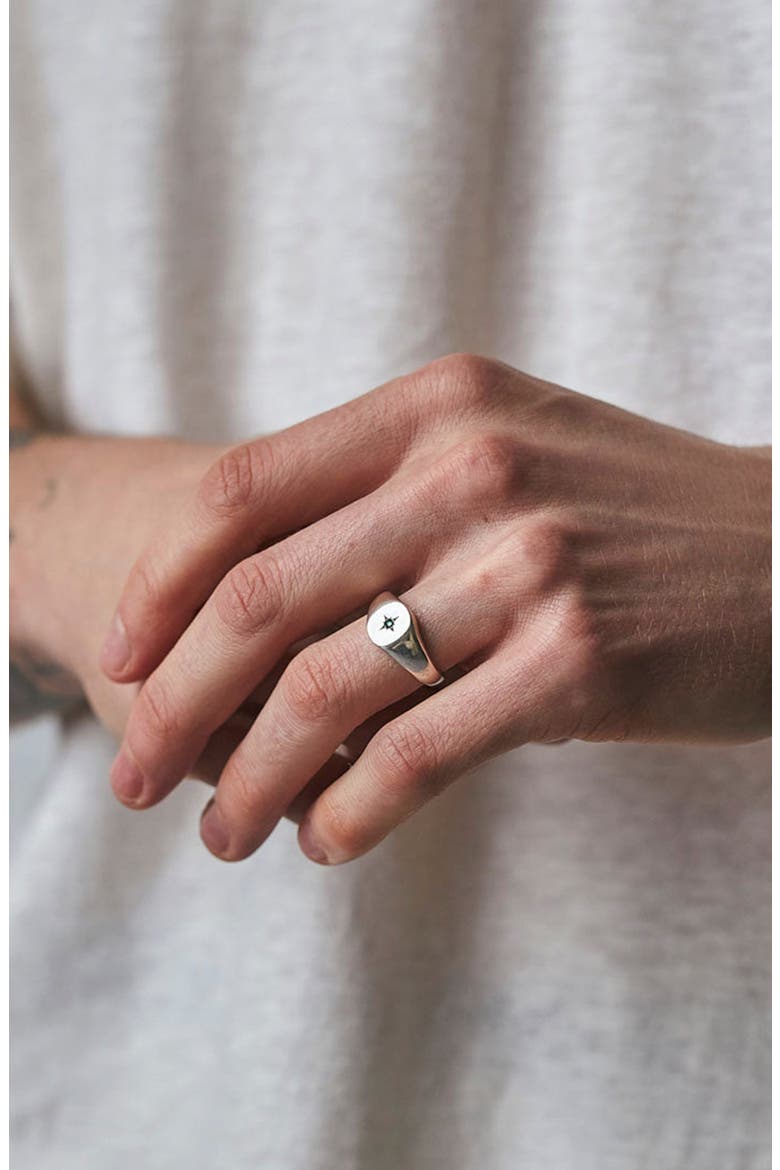 Envy Signet Ring, Alternate, color, SILVER