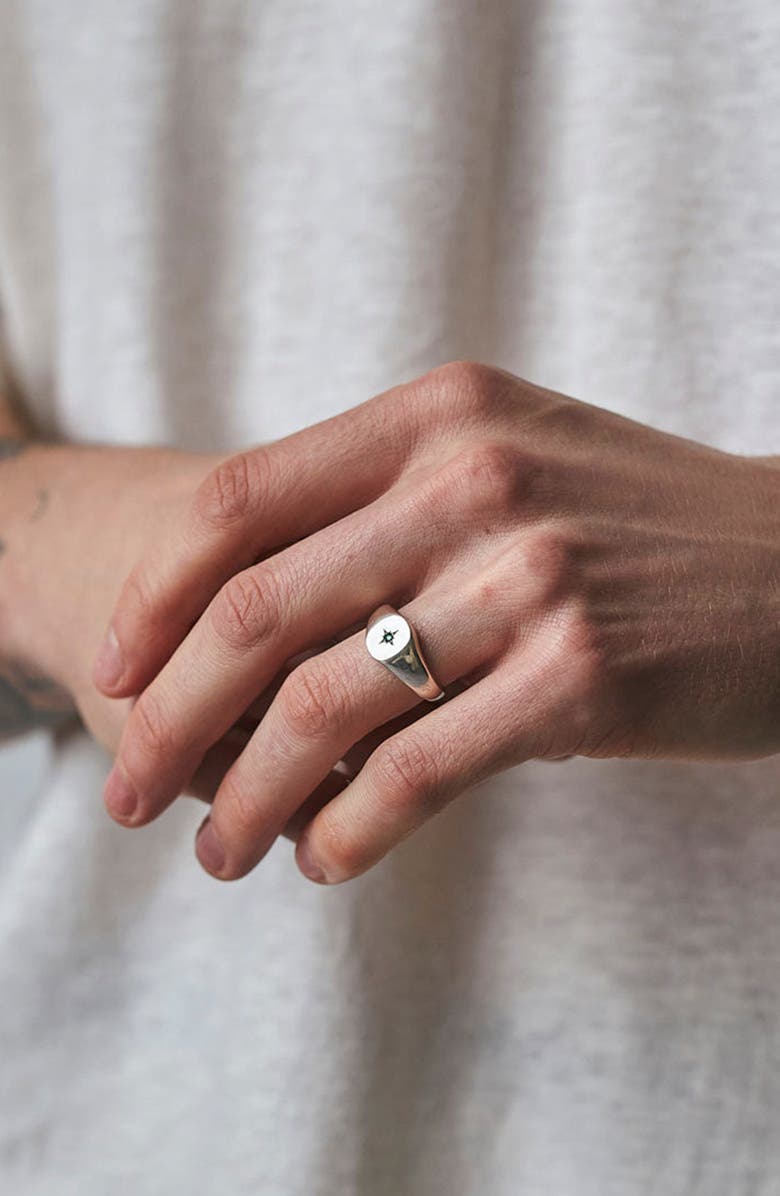 Serge DeNimes Envy Signet Ring, Alternate, color, 