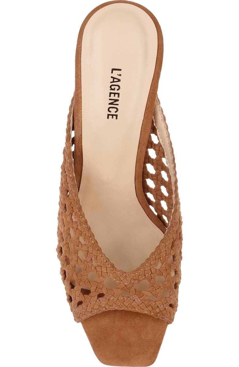 L'AGENCE Jacques Sandal, Alternate, color, Sand Suede