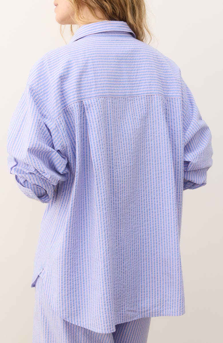 Marine Layer Gracey Stripe Button-Up Shirt, Alternate, color, 