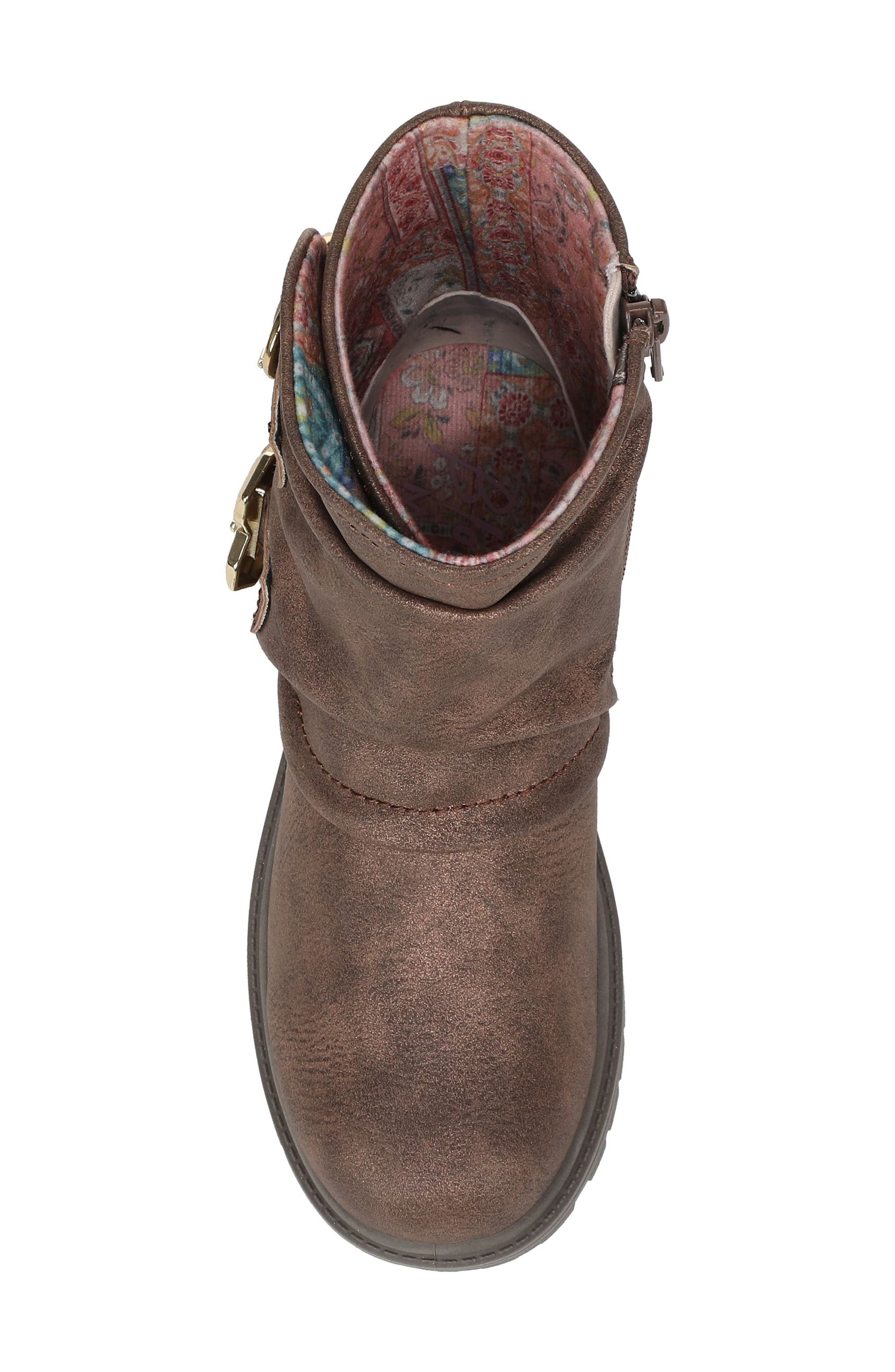 Kids' Venice Faux Leather Boot, Alternate, color, SADDLE FAUX LEATHER