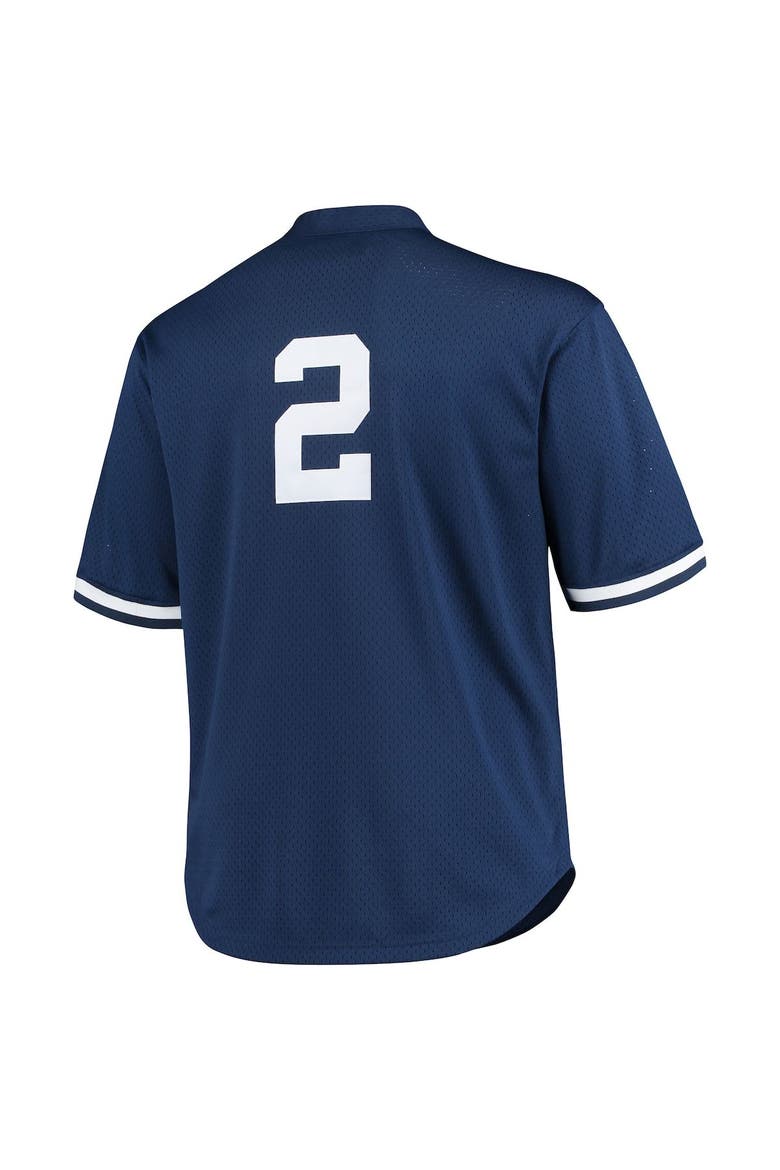Men's Mitchell & Ness Derek Jeter Navy New York Yankees Big & Tall Batting Practice Replica Player Jersey, Alternate, color, Navy