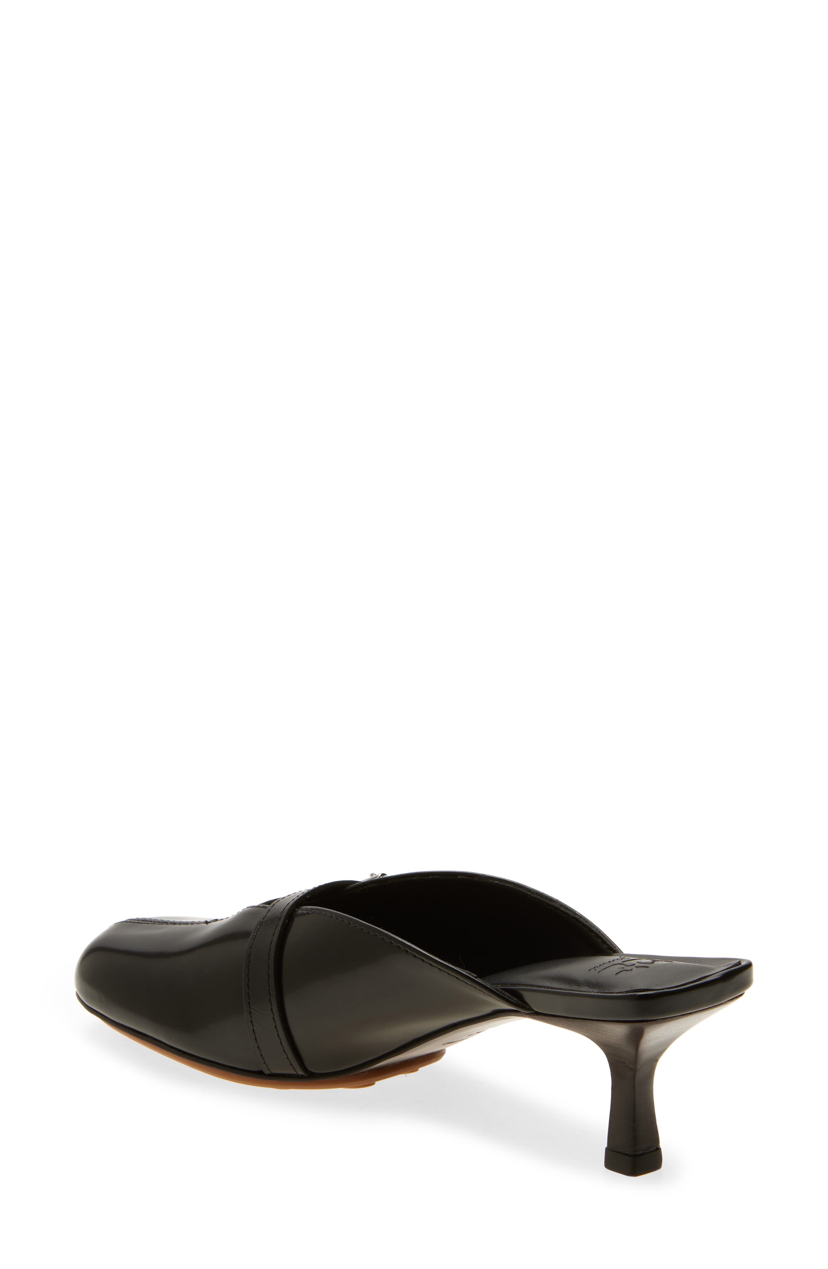 Ganni Sue Buckle Mule, Alternate, color, Black
