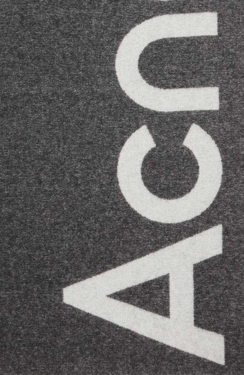 Acne Studios Toronty Logo Scarf, Alternate, color, 