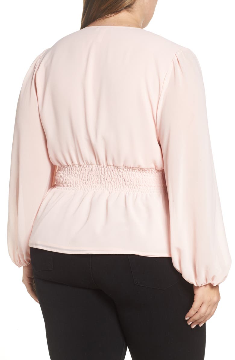 Leith Smocked Peplum Top, Alternate, color,