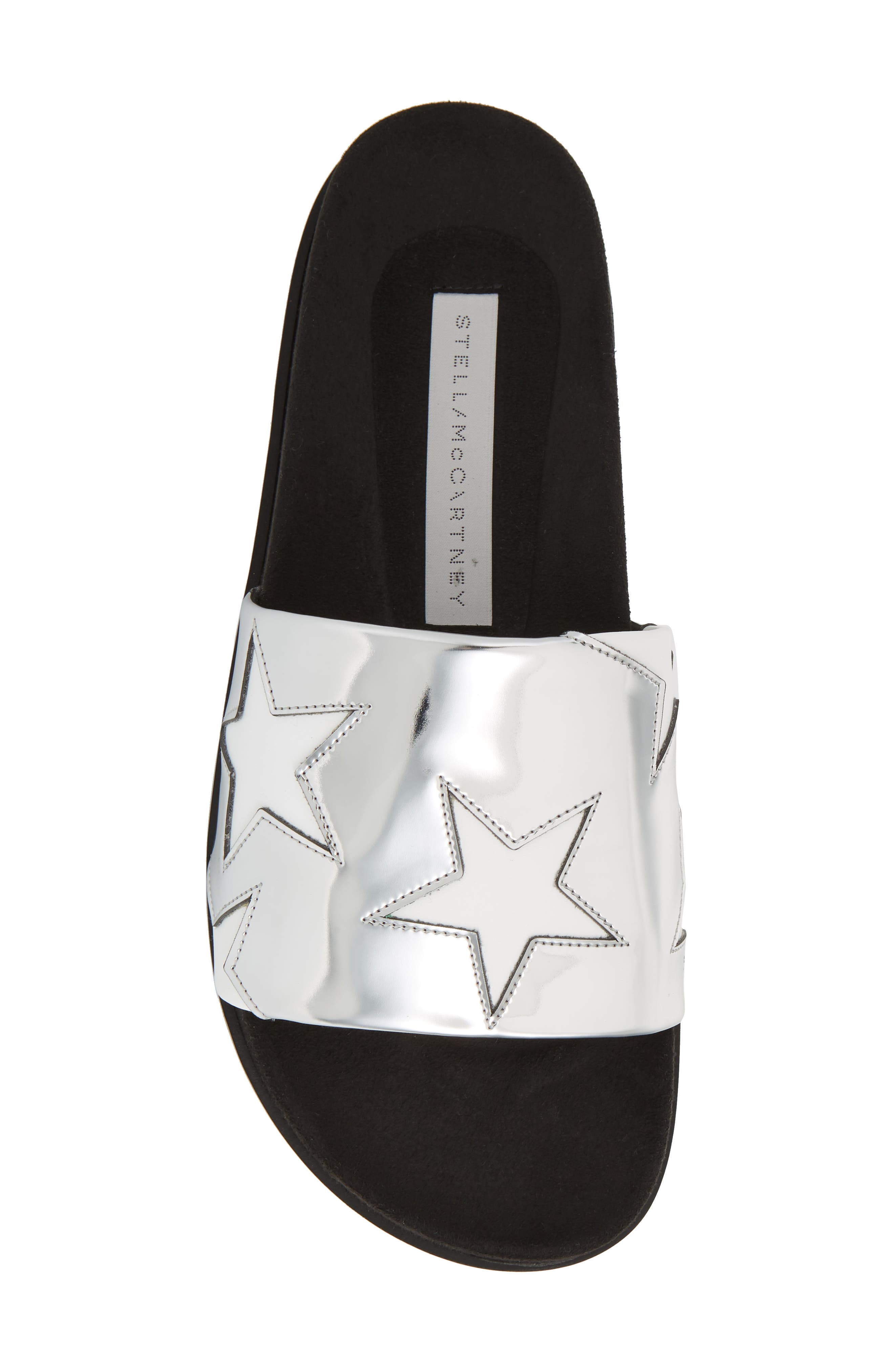 Stella McCartney Star Slide Sandal, Alternate, color, 