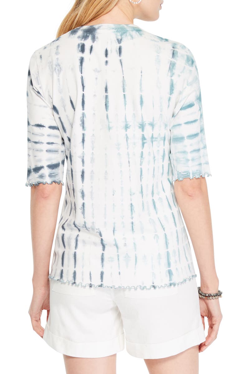 NIC+ZOE Shibori Rain T-Shirt, Alternate, color,