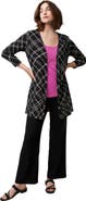 Jessica London Everyday Stretch Knit Open Front Cardigan