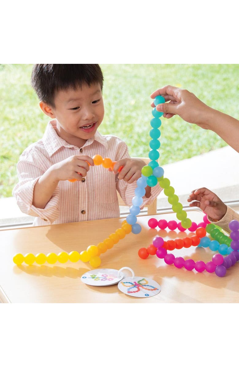 Kaplan Early Learning Company BendiBeads - Rainbow - Set of 12, Alternate, color, Rainbow
