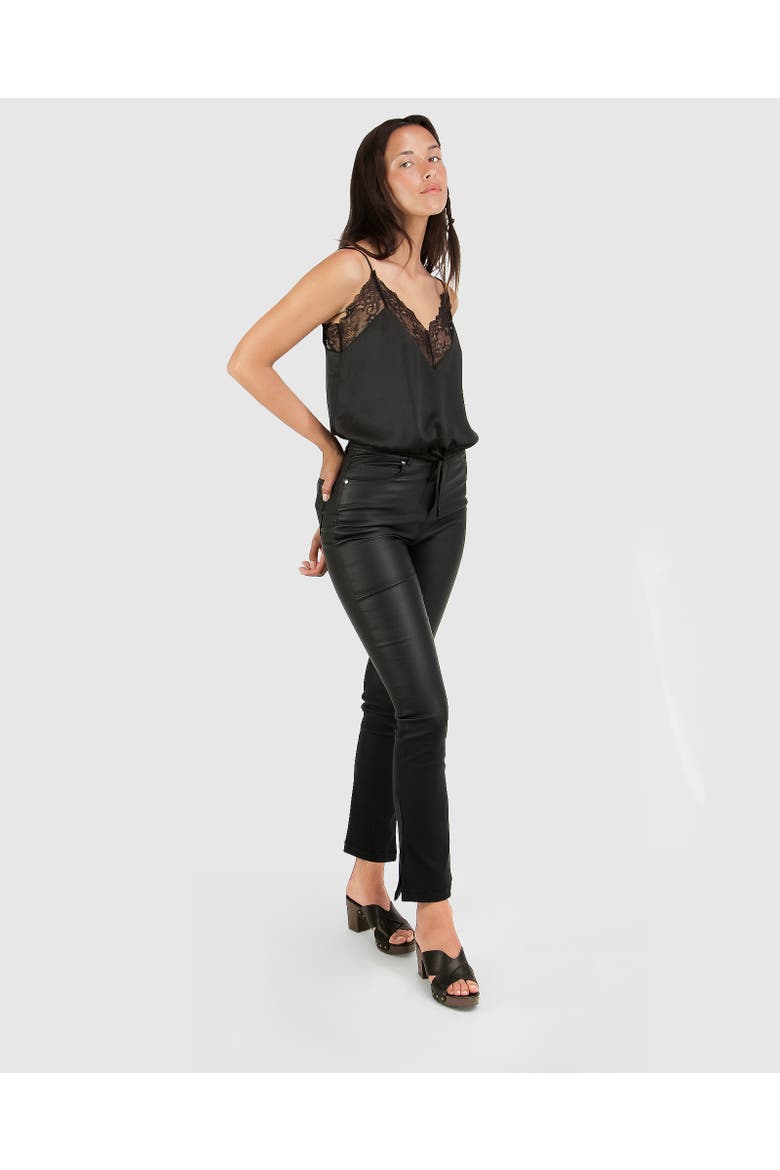 Friday Nights Lace Cami, Alternate, color, Black