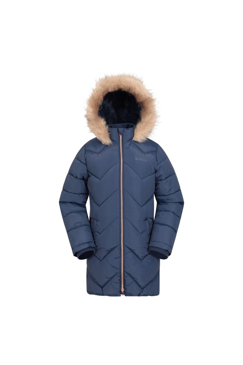 Childrens/kids Galaxy Water Resistant Padded Jacket, Main, color, Navy