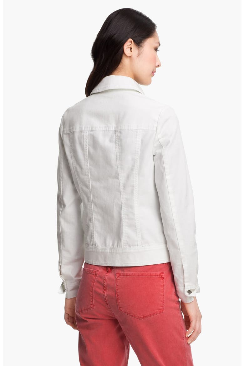Modern Denim Jacket, Alternate, color, WHITE