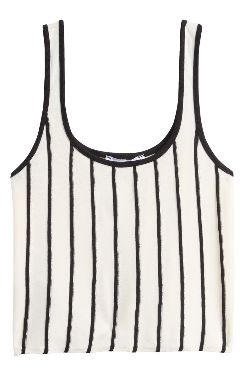 MANGO Tatiana Stripe Sleeveless Sweater Camisole, Alternate, color, 
