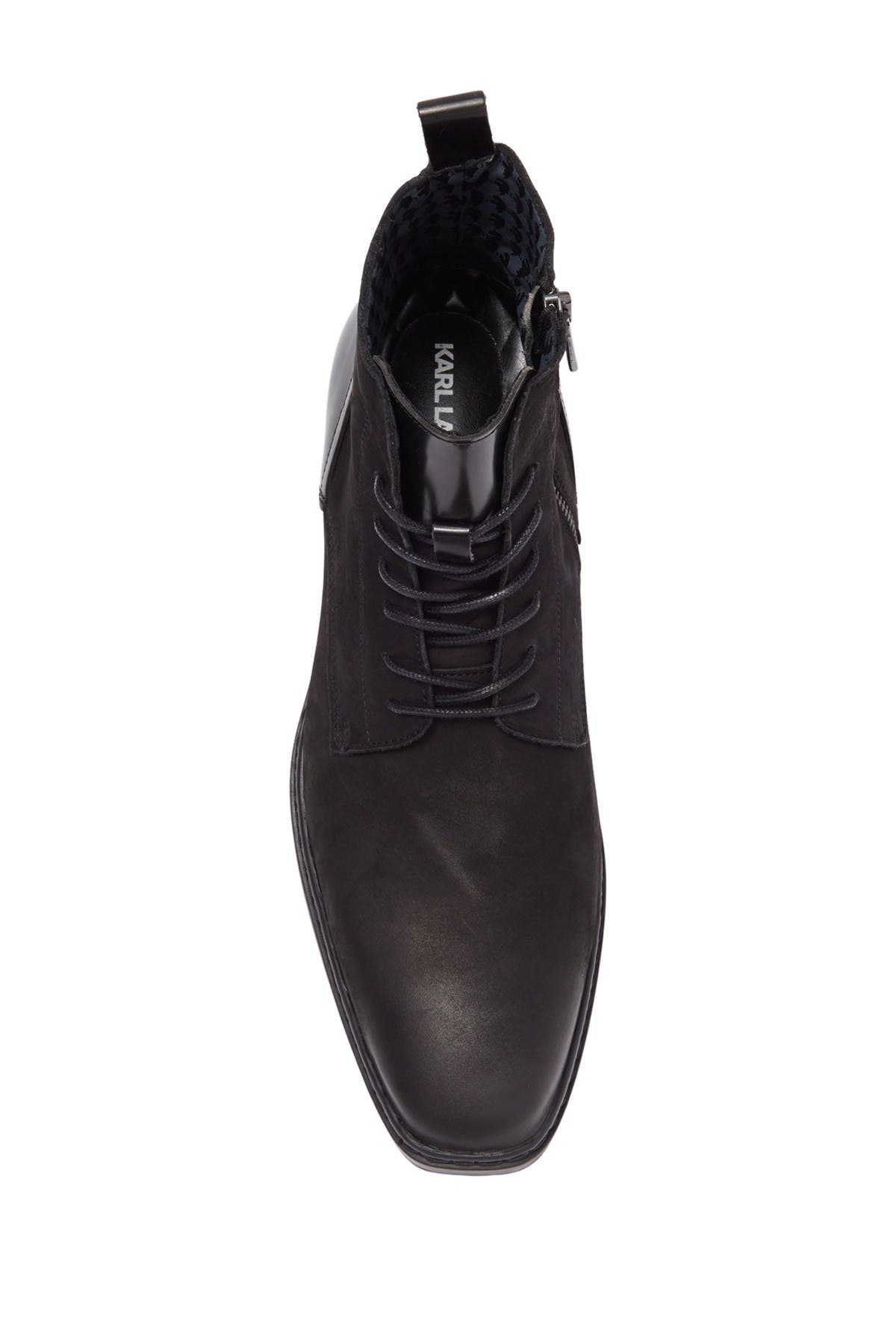 KARL LAGERFELD PARIS Plain Toe Side Zip Boot | Nordstromrack