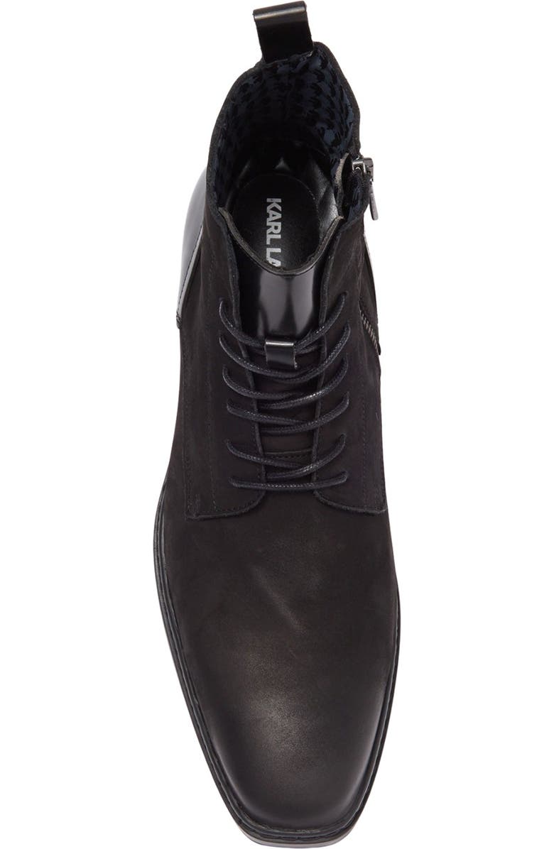 KARL LAGERFELD PARIS Plain Toe Side Zip Boot | Nordstromrack