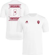 adidas Men's adidas White Indiana Hoosiers Locker Football Icon AEROREADY Pre-Game T-Shirt
