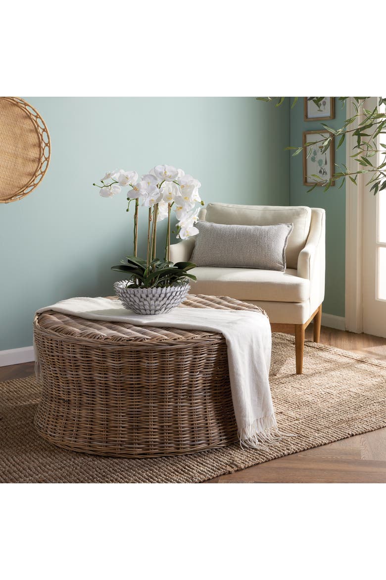 Serena Decorative Bowl, Alternate, color, White