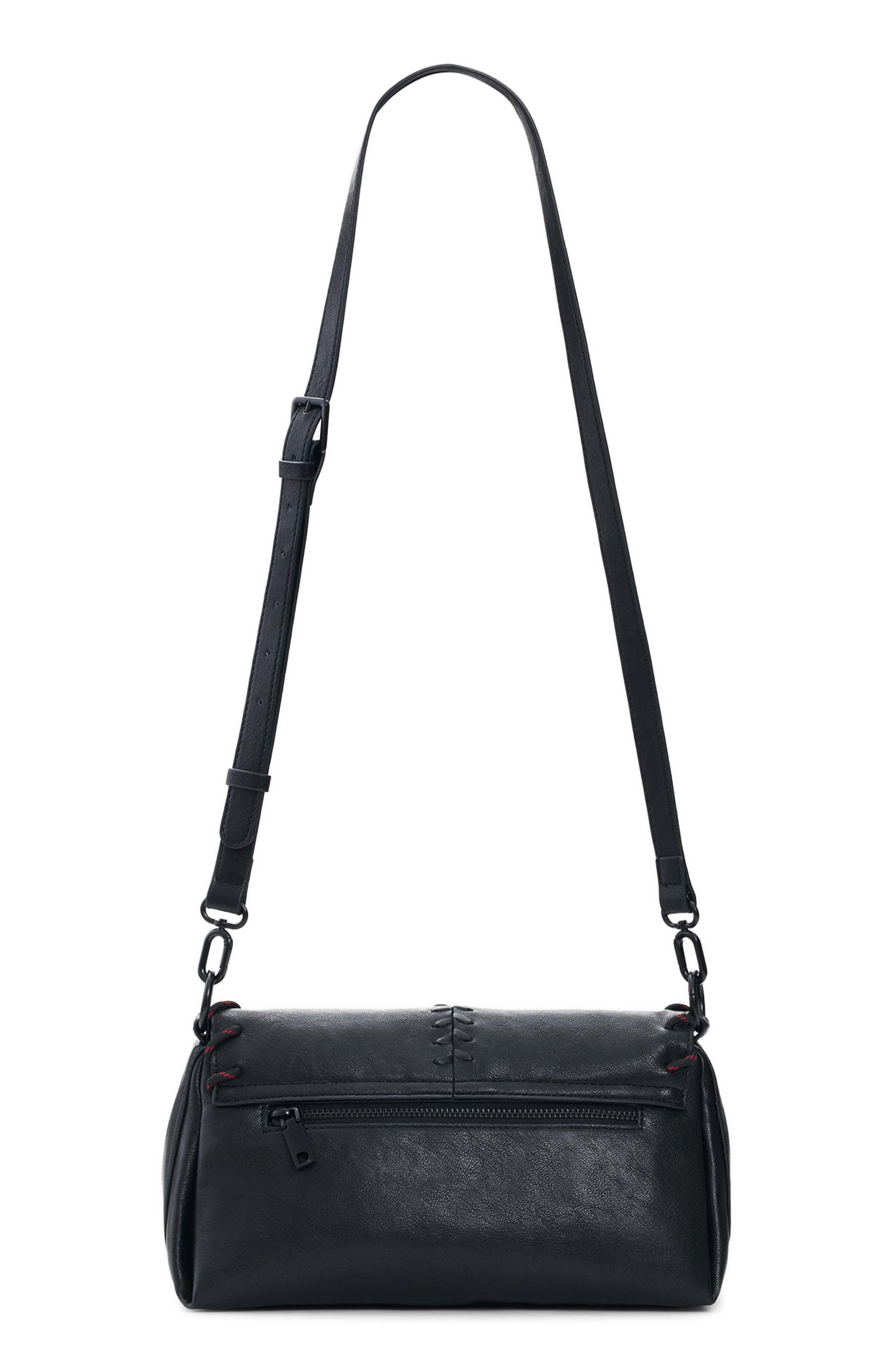 Desigual Mickey & Minnie Faux Leather Crossbody Bag, Alternate, color, 