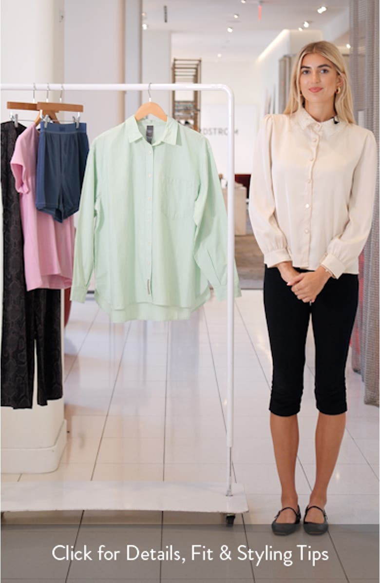 Kickback Casuals Pajama Button-Up Shirt, sales video thumbnail